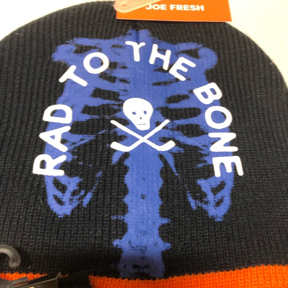 Last chance Boys L/XL NWT toques /beanie , Joe Fresh , Chill Out Rad to the Bone - Picture 3 of 7